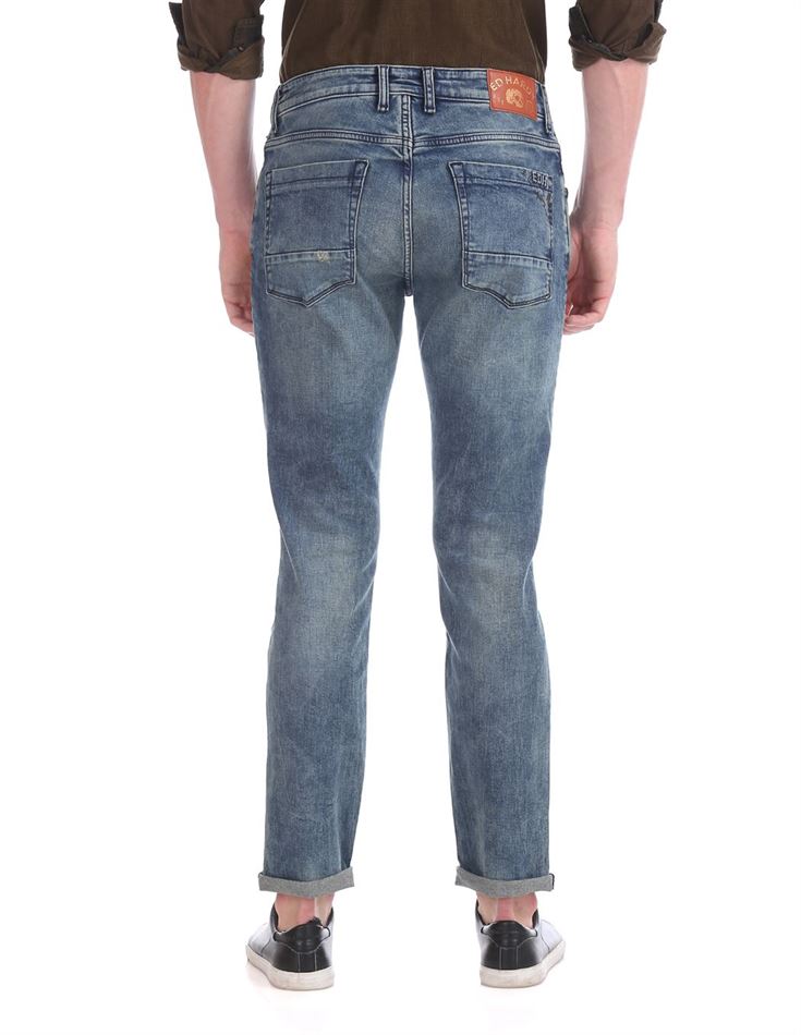 Ed Hardy Men Casual Wear Solid Jeans